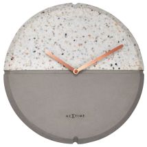 Nextime - 3516 Uhr De Tisch- Oder Wanduhr De Quartz Circle Grey