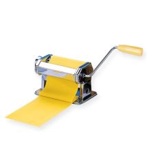 Machine à pâtes professionnelle 150 mm – Fettuccini, Spaghetti, Lasagne – Acier chromé inoxydable – DENNER-EDITION