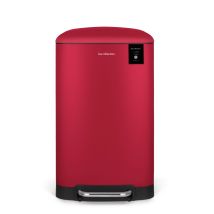Koenig - Papelera Les Collectors N°722 30l - Rojo, Cubo Extraible, Pedal En Metal