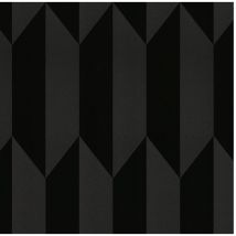 As Creation Black Cosmopolitan Graphic Grove Geometric Vinyl Wallpaper