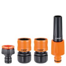 Claber - Starter Kit 3/4' Max-flow, Kupplungen Und Jet-sprüh-düse Für Gartenbewässerung