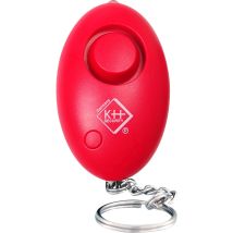 Taschenalarm Pink – Schlüsselalarm mit Hochleistungs-LED – Inkl. 3x LR44-Batterien – Ideal für Kinder und Senioren