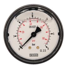 Man贸metro Di谩metro63 0-6 Bar 录" Tras. Wika Ma636b04plgf