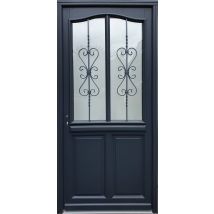 Porta D'Ingresso In Legno Exo Modello 'sanna' 215x90 Tavola Laterale Destra