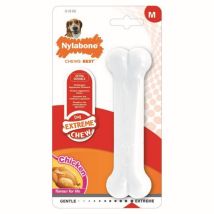 Nylabone – Chicken Flavoured Medium Dog Chew Toy – Pure Virgin Nylon – Durable Chew Device
