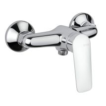 Mezclador De Ducha Exterior Con Conexión 1/2"g Piralla Lago 0lg00028a22 Cromo