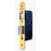 Lince - Cerradura 5802 50 47 Embutir Madera Picaporte/paleton Frente Redondo Inox