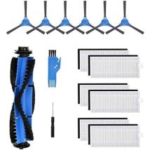 Wddnaot - Kyvol Cybovac E20 E30 E31 Robot Vacuum Cleaner Spare Parts 6 Brushes + 6 Filters + 1 Main Brush + 1 Cutter