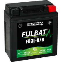 Batería Fullbat Ful Gel - Fb3l-a / Fb3l-b / Yb3l-a / Yb3l-b (gel, Sin Mantenimiento)