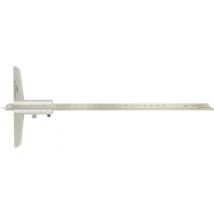 Pie de rey 250 mm – Acero inoxidable – Medición de alta precisión – Escala láser – Pluma intercambiable