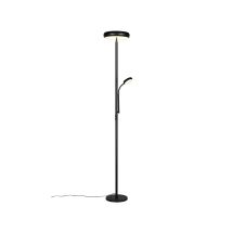 [gebraucht] B-ware Reality Stehleuchte Fluter Led Leselampe Palermo Schwarz Dimmbar Fernbedienung