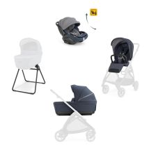 Inglesina Sistema Quattro Electa Darwin Recline Rooftop Blue Evo Senza Telaio