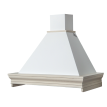 Cappa Cucina Rustica Classica Con Cornice In Legno Corda Cm 120
