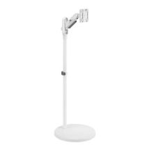 Mac-lean Soporte Móvil Moderno Blanco Para Pantalla De 17-35 Pulgadas