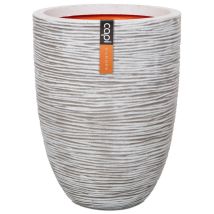 Capi Pot A Fleurs Nature Rib 36 X 47 Cm Ivoire Kofi782 424227