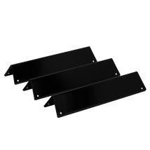 Bbq-toro Porzellanemaillierte Flammenverteiler Set (3 Stück) 38,8 X 8,7 Cm