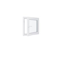 Fenêtre Pvc - Triple Vitrage - Tirant Droite - Blanc - Lxh : 900 Mm X 900 Mm