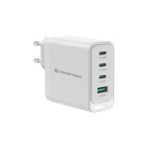 Conceptronic Althea22w100 Cargador Usb Pd Gan De 4 Puertos Y 100 W, Usb-c X 3, Usb-a X 1, Qc 3.0, Pps, Pd 3.0