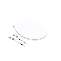 Bemis - Asiento Blanco, Delgado, Extraíble Y De Cierre Suave Click & Clean