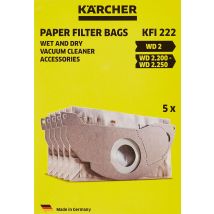 Karcher - 69043220 Paper Vacuum Bags For A2004, Pack Of 5
