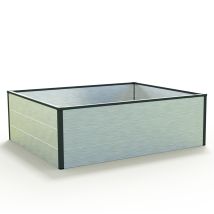 Gfp - 119 X 99 X 39 Cm Hochbeet Halfsize, Aluminium Eloxiert