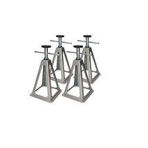Cavalletto d'appoggio 4 pz. – Alluminio – Capacità di carico 900 kg – Altezza minima 280 mm – Altezza massima 430 mm – Cartrend