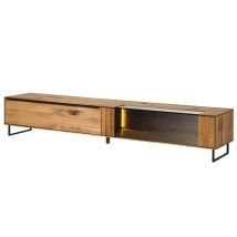 Massivmoebel24.de - Mobile Tv In Legno Di Quercia 200x43x42 Oliato Naturale Wien 214