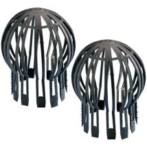 FDC – Cestino per grondaia – Set di 2 – Altezza 14,5 cm, Diametro 12 cm