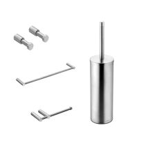Cosmic Logic Set Accessori Bagno 5 Pz Inox Satinato (su Ordinazione: Tempi Di Fornitura Di Circa 2 Settimane) Wjc226p00856000