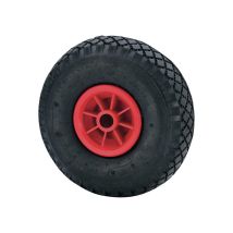 Pannensicheres Rad Mit Polyamid-kern Und Glatter Achse, Max. Laden. 100 Kg, Ø 26 Cm