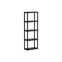 Étagère Tempo 5 Rayons Noire Polypropylène Robuste Et Modulaire - Art Plast
