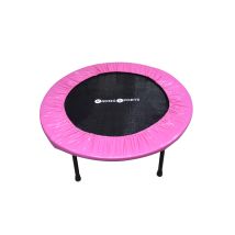 Viking Sports Fitness-Trampolin – klappbar – Durchmesser 101 cm – Rahmenhöhe 22,5 cm – 32 Federn – rosa