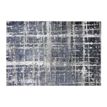 Tappeto Double Blu – 133x190 cm – Polipropilene – Soft touch – Arredo casa