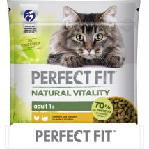 Perfect Fit Natural Vitality 1+ Mit Huhn & Truthahn Katzenfutter 650g