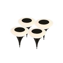 Pack 4 Estacas Solares Led Ivato 3000k Ip44