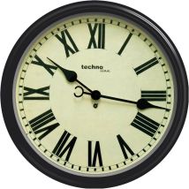 Techno Line Wt 7050 Reloj De Pared Negro Beige 50 Cm