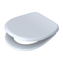Asiento De Inodoro V.i.p. Nuevo Con Tapa, Con Cierre Suave Pagette Blanco