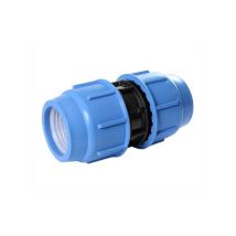 Manchon de pression en polypropylène 25 mm – Raccord PE – Matières, Filetage plomberie, Configuration raccord, Type de raccord plomberie