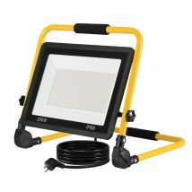 Faretto Da Cantiere A Led Faretto Da Lavoro 200w 16000lm Lampada Da Esposizione Bianco Caldo Proiettore A Led Cavo 3m E Supporto Pieghevole Per 