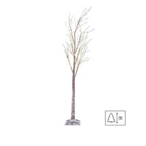 Euronatale - Schneebedeckter Weihnachtsbaum 150 Cm Mit Led-lichtern