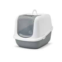Nestor Jumbo Lettiera per Gatti – Porta Pieghevole – 66,5x46,5x48,5 cm – Plastica Atossica – VADIGRAN