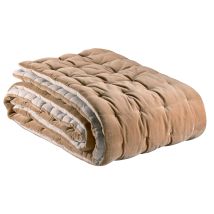 Percorso Letto Elise In Cotone Marrone - Vivaraise