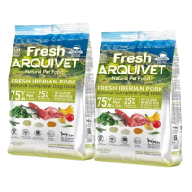 Arquivet Frisches Hundefutter, Schweinefleisch Und Seefisch, Halbfeucht, 2 X 2,5 Kg