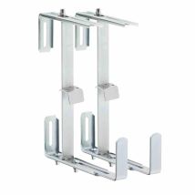 Alba - Blumenkastenhalter 3-fach Verstellbar Verzinkt. 2er Set
