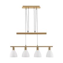 Suspension À Intensité Variable 'simeon' En Verre Pour Salon & Salle À Manger