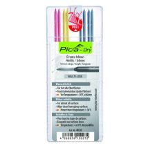 Pica - Minenset -dry 4x Schwarz, 2x Rot, 2x Gelb Feucht Abwischbar