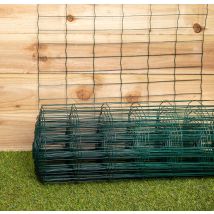 Hamble Distribution - 10m X 60cm Of Green Pvc Plastic Coated Metal Garden Border / Fence