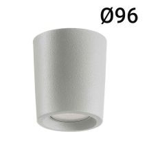 Plafonnier 'livia 90' Fumagalli Gu10 - 6w - Ip55 - Gris