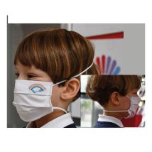 Mascherina Igienica Protettiva Riutilizzabile 'bam Blu Cm. 18 X 7 - 2/5 Anni