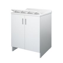 Mueble Lavadero Con 2 Puertas Y Tina De Polipropileno 7002ak